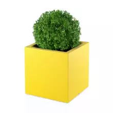 Donica z polietylenu PIXEL POT M żółty